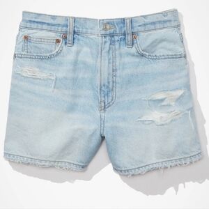 NWT! AE Strigid Denim Highest Waist '90s Boyfriend Shorts Size 2/26W